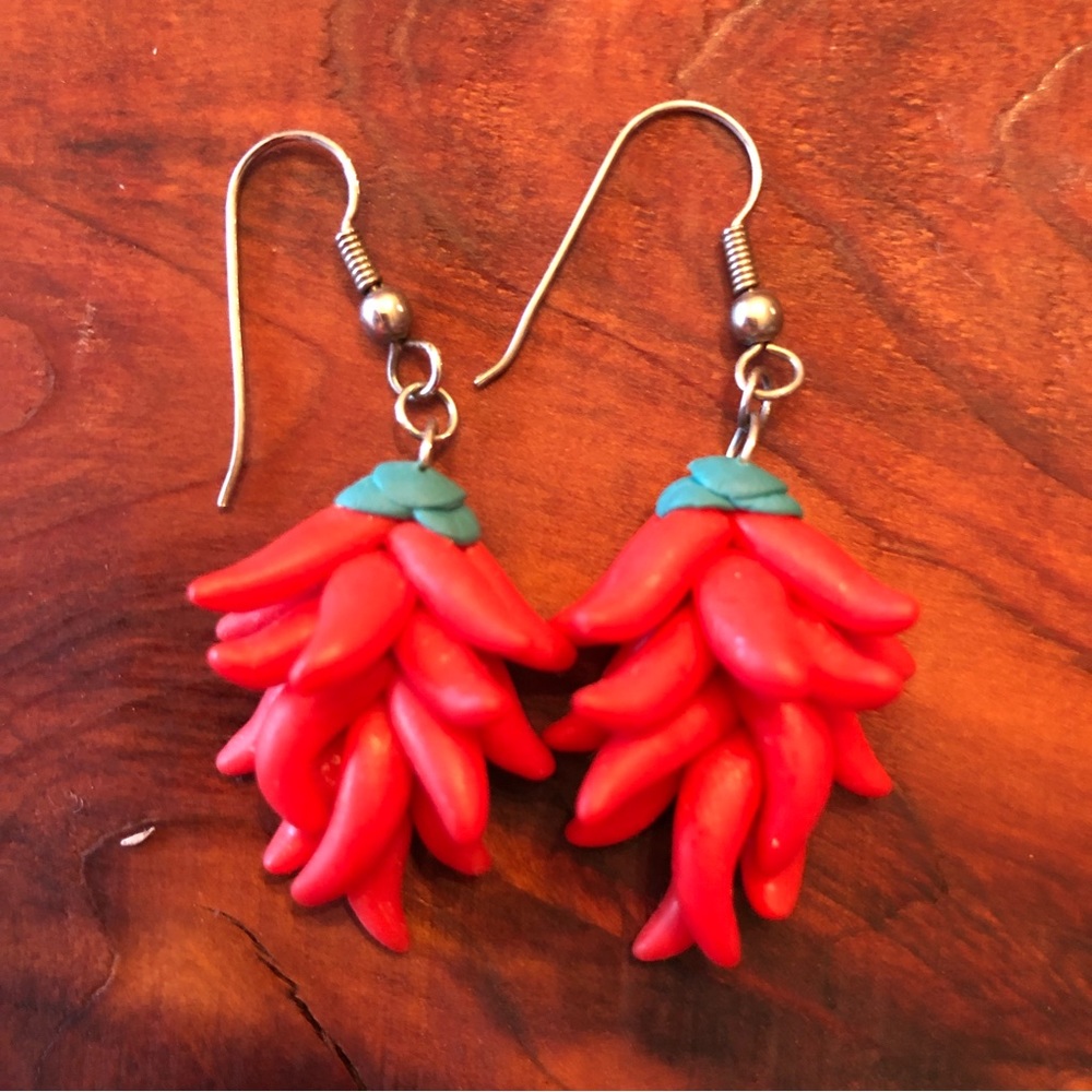 Vintage pepper earrings